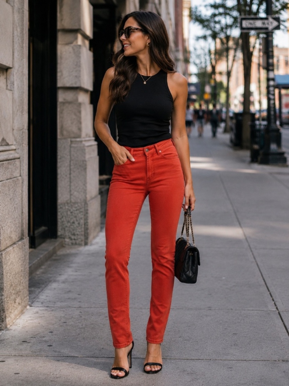 Lildy Women's Small Denim Jeggings Coral Pull On Stretch Skinny Jeans
